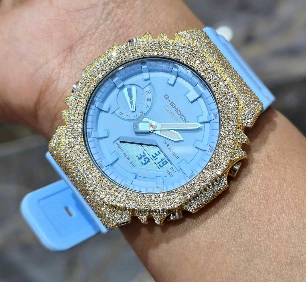 VVS-1 Moissanite Custom Watch Diamond Tester Certified