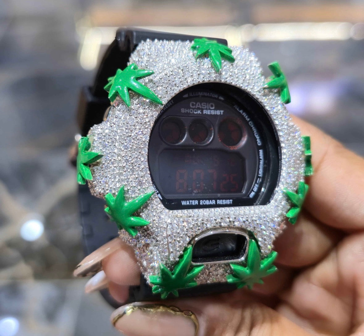 VVS-1 Moissanite Custom Watch Diamond Tester Certified