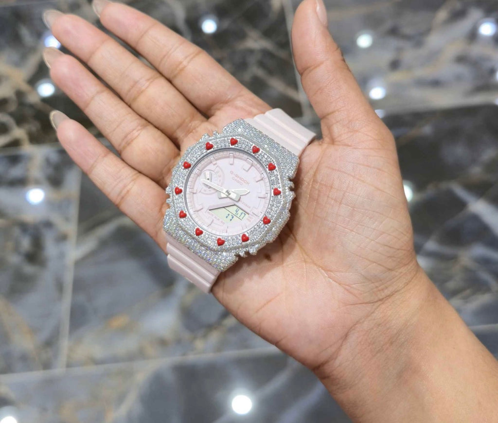 VVS-1 Moissanite Custom Watch Diamond Tester Certified